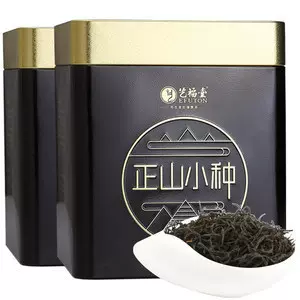 艺福堂茶叶批发红茶特级正山小种武夷山桐木关250g*2罐装散装