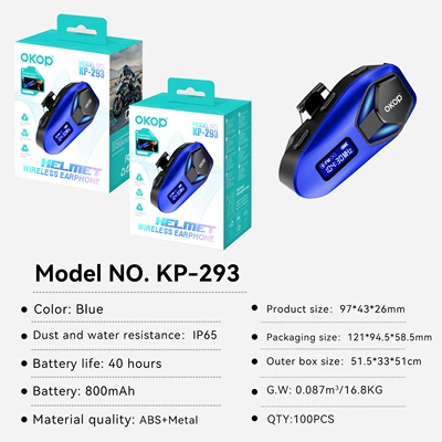 Motorcycle Helmet Headset Bluetooth Headset for Riders, Waterproof