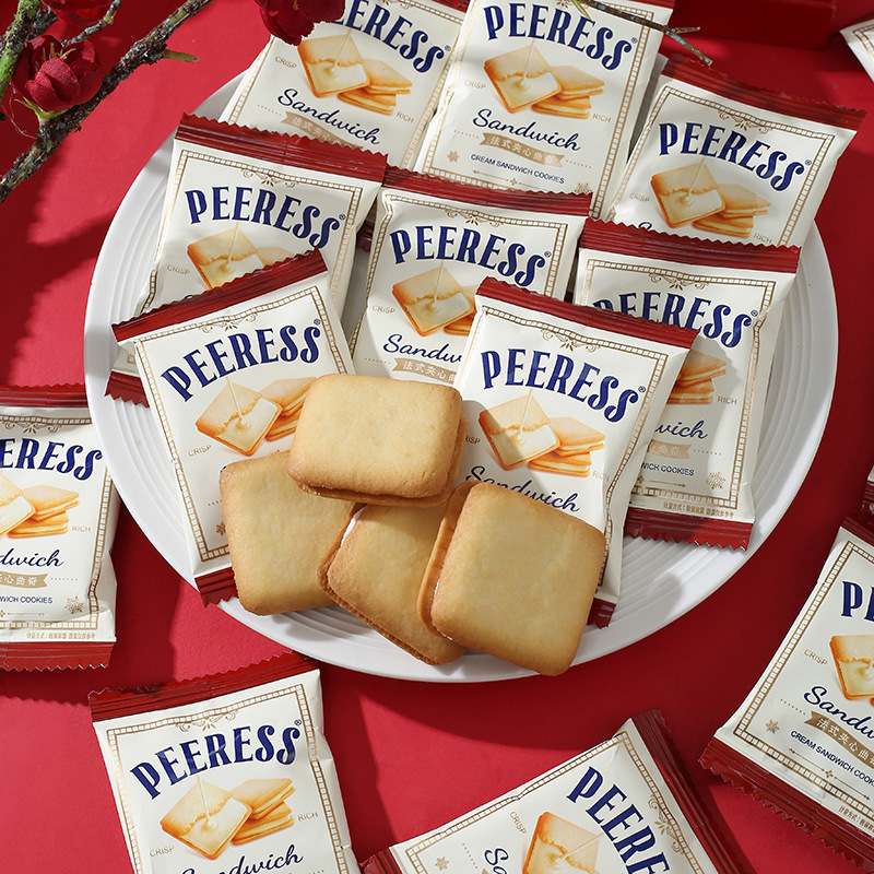 貴夫人のフランス式サンドイッチクッキーは単独で包装します。|undefined