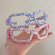 Children's Denim Glasses Frame Hairband Girls' 2025 New Style Face Washing Hairpin Headband Girls' High-grade Hairpin
