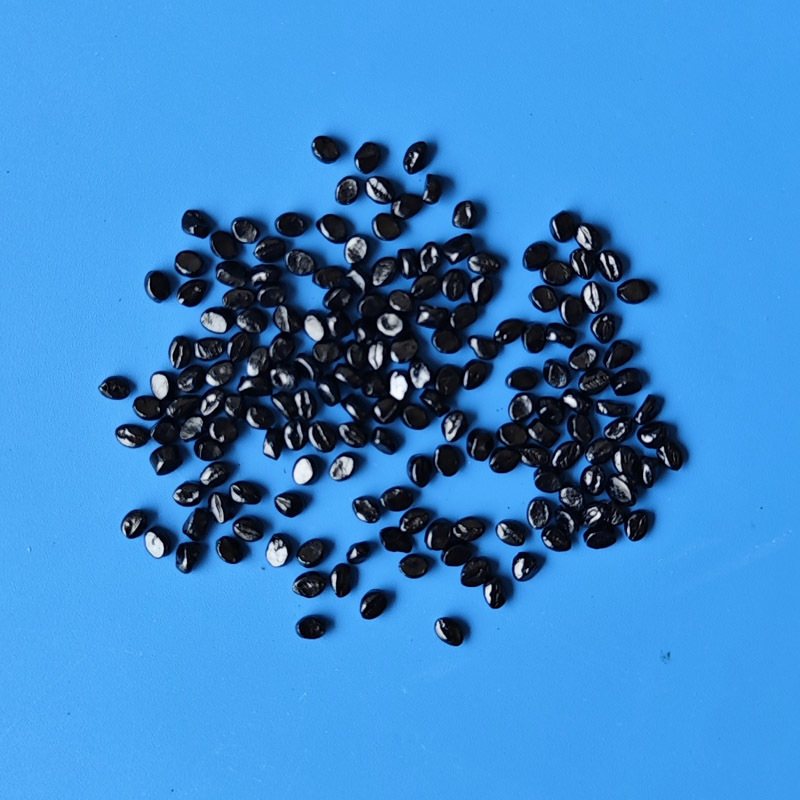 高浓度环保黑色母粒高光黑种黑色母塑料通用注塑造粒吹膜黑色母料