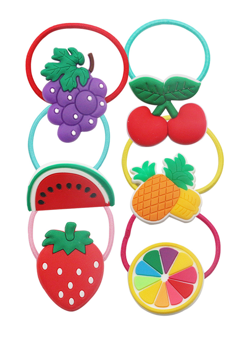 Cartoon Style Fruit Plastic Epoxy Rings Bracelets display picture 6