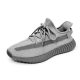 plus size Ins Mesh Shoes Grey 350 Coconut Shoes Men and Women Couple Students Soft Bottom Running Breathable Casual Sports Shoes