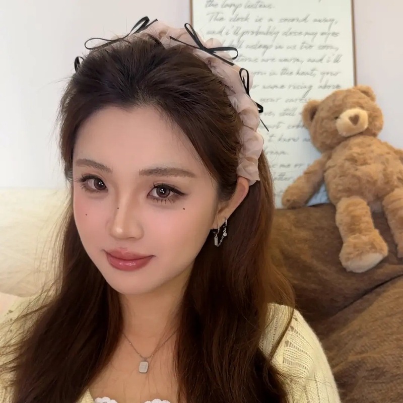 蝴蝶结齿梳发箍女款2025新款高级感轻奢夏天高颅顶头箍发卡头饰|undefined