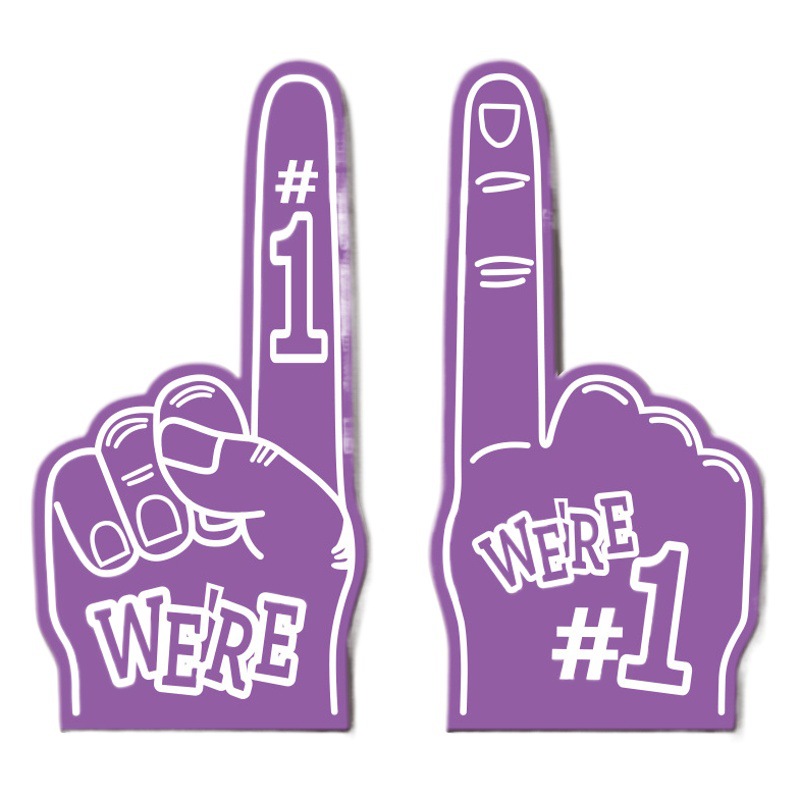 EVA Palm Victoria gesto Cheer guantes de esponja Cheer porristas fabricante