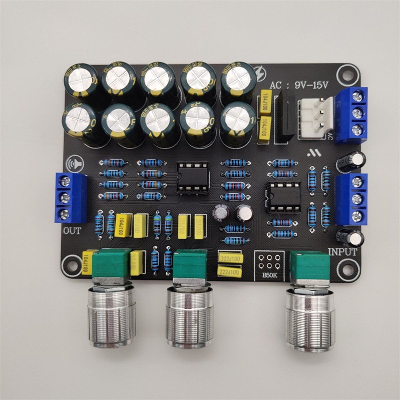 SXL nueva actualización clásica NE5532 placa preavanzada de fiebre 2.0 placa de tono amplificador de potencia HIFI placa frontal de fiebre