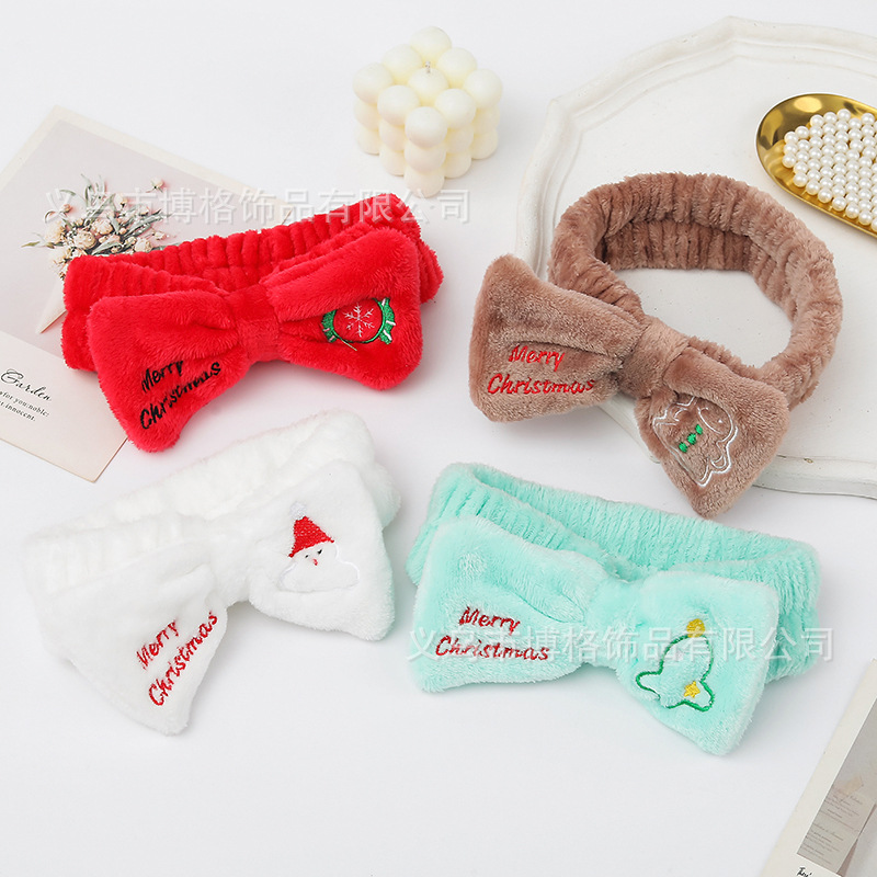 Nuevos accesorios para el cabello de fresa lindo oso de peluche banda para el cabello arco banda para el cabello al por mayor en stock hogar máscara de ojos fábrica