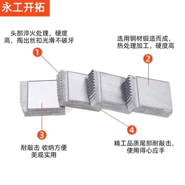 电动套丝机;板牙