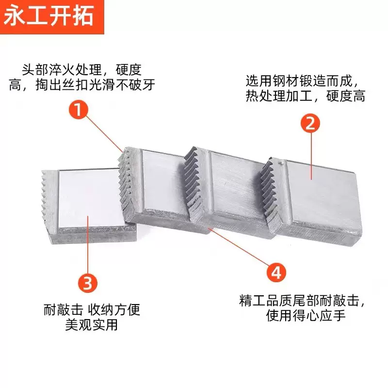 电动套丝机配件正品板牙头厂家直销手动套丝机62型63管子绞板丝牙