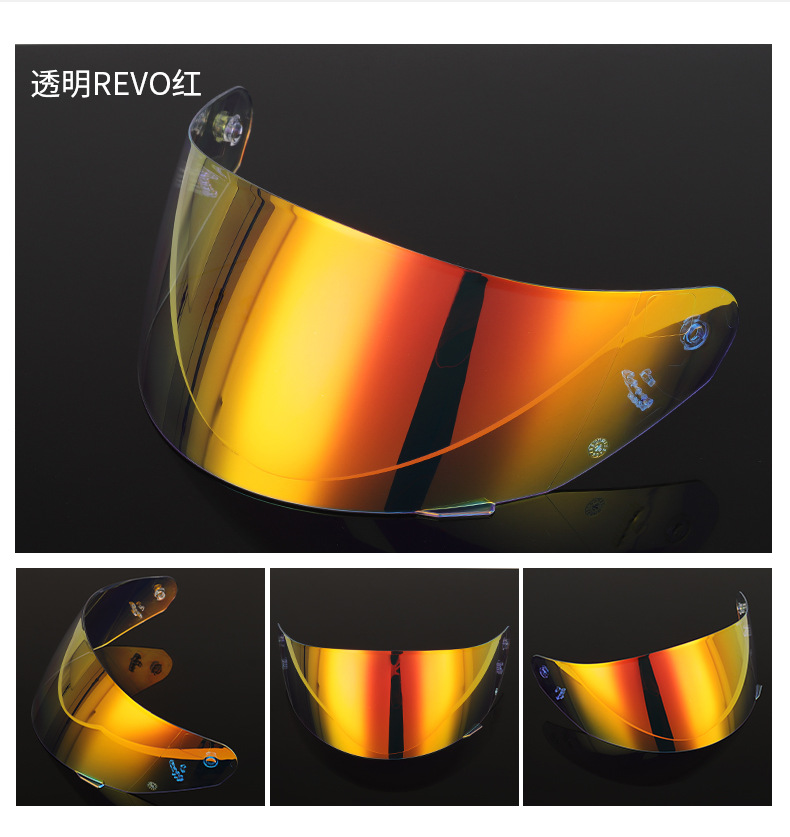 Motorcycle Helmet 352 Lens Adapted to 384, 802, 351 Helmet Safety Lens Windproof and Uv-Proof Accessories