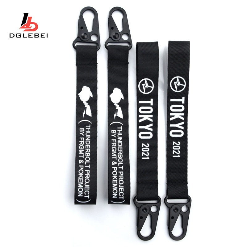 맞춤형 독수리 입 버클 끈 검은 금속 버클 끈 내구성과 강한 야외 로프 의류 교수형 보석 맞춤형