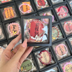 【100条盒装批发】夜市庙会展会摆摊手串琉璃玻璃手饰新中式爆款