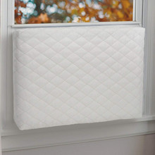 亚马逊窗口冷气机套窗口式空调防尘罩室内防风防尘套挡风AC Cover