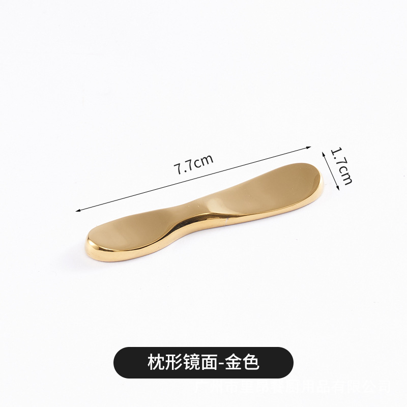 베개 모양의 거울 골드