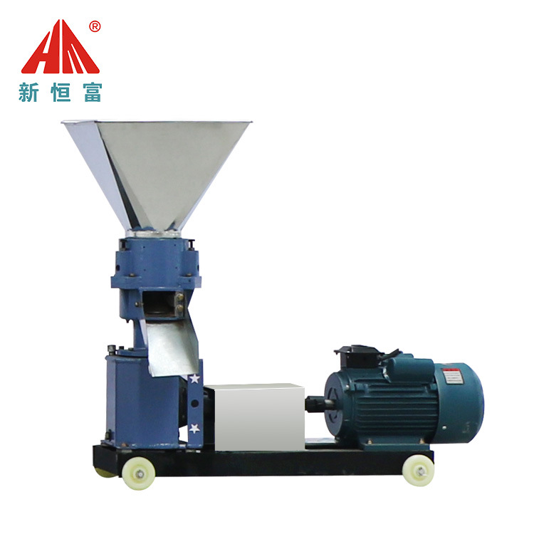 恒富供应饲料颗粒机 农作物秸秆饲料颗粒机 漂浮料制粒机出售