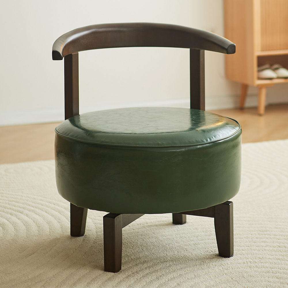 Sofá giratorio silla de respaldo silla de ocio red sala de estar sofá silla dormitorio una sola silla de madera sólida puede ser simple