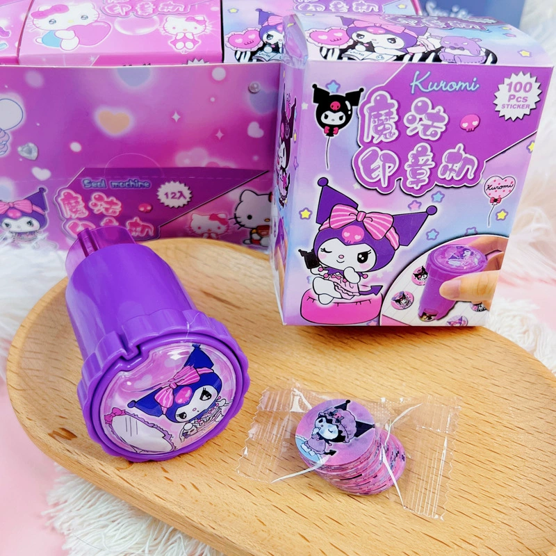 Санрио Мелотти KTCat Детский мультфильм Куломи Нефритовая собака печать наклейка Волшебная печать Несколько узоров