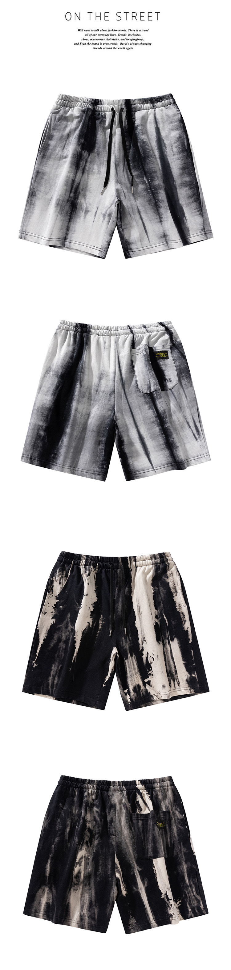 Men's Tie Dye Shorts Sets Men's Clothing display picture 2