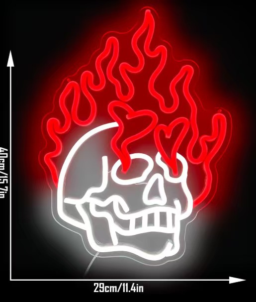 Luz de neón transfronteriza amazónica personalizada calabaza fantasma de Halloween luces decorativas happy Halloween atmósfera