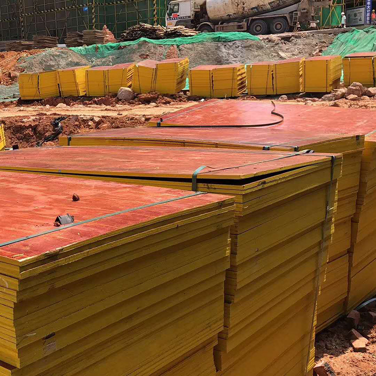 红模板大板江西工地红色模板厂家批发层层过胶不易爆板起层