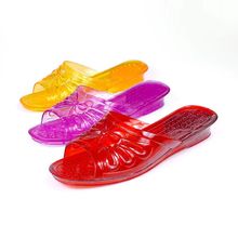 厂家批发2016新款拖鞋浴室家居防滑凉拖鞋女水晶拖鞋夏季