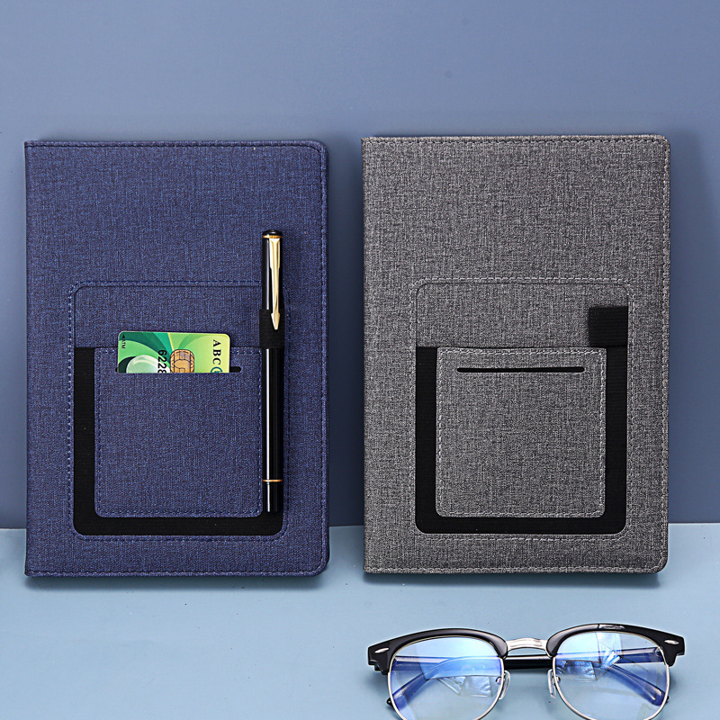 Cuaderno de negocios creativo A5 cuaderno grueso cuaderno de mano de alto valor de cara cuaderno de notas logotipo impreso papelería de oficina al por mayor