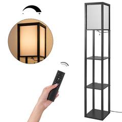 新型アマゾンのリモコン布カバーのフロアランプの棚の本棚の物品はフロアランプを並べます。