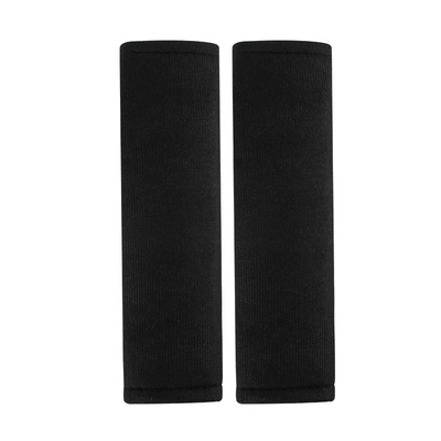 Car Seat Belt Shoulder Pads, Seat belt shoulder pad - pure-black