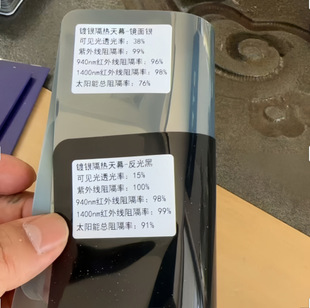 Tpu Silver-Coated Canopy Explosion-Proof Sunscreen High Insulation Film Solar Film Car Roof Window Film Reflective Insulation Sunroof Ice Armor