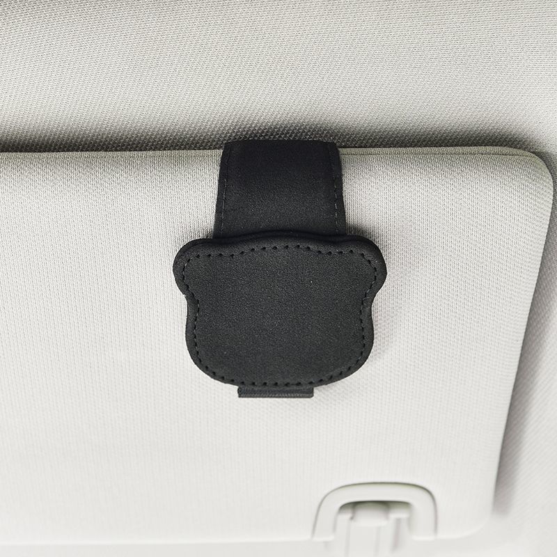 Visor Storage Clip – Qìchē Car Glasses Clip/Bill Clip - black