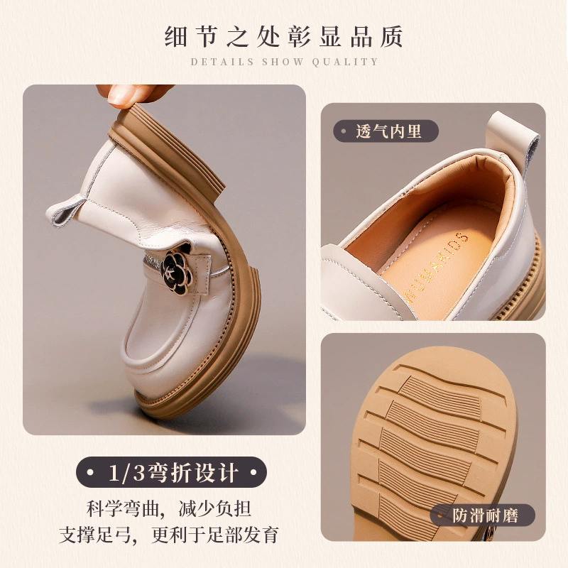 WUMA Footwear — детские туфли принцессы на осень, кожаные, натуральная кожа, элегантные и удобные