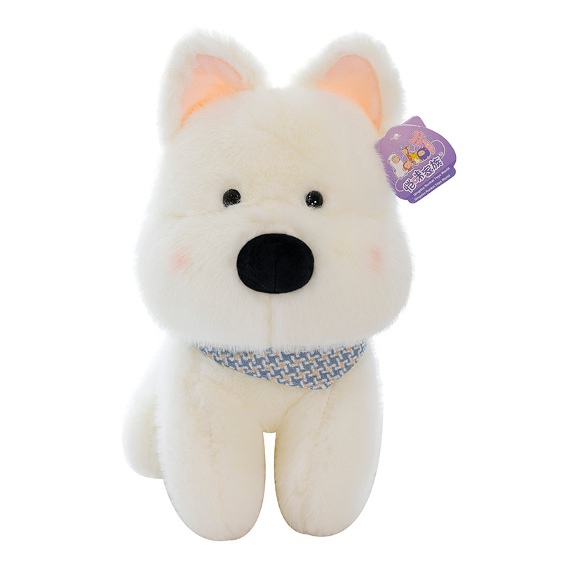 (2개) 그물 레드 웨스트 하이랜드 강아지 봉제 장난감 어린이 인형 인형 인형 생일 선물 도매