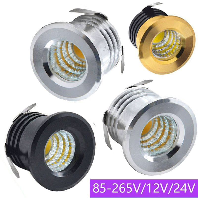 Lights, built-in LED stand, 3W, 30mm, 12v, 24v