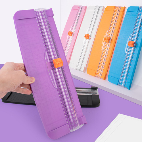 A4 sliding cutting paper knife hidden blade safety blade paper cutter manual hand account paper cutter paper cutter