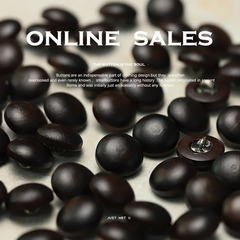 MOSN 襯衣針織開衫紐扣樹脂高腳百搭衣服裝飾扣子長袖上衣袖領扣