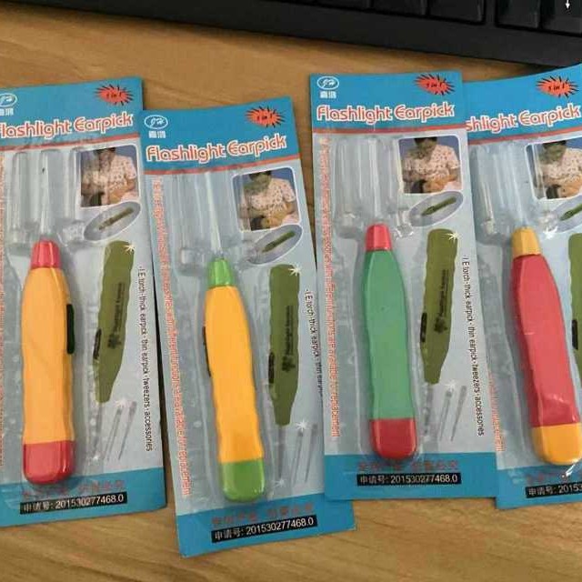 Limpiador de Oídos Luminoso de Plástico ABS Antideslizante para Niños