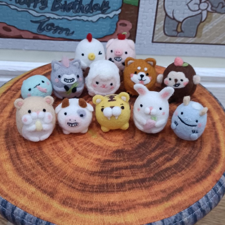 Wool felt handmade