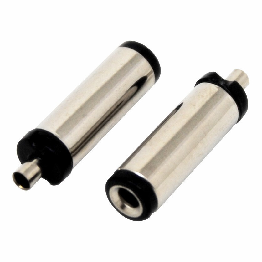 DC5521公头 纯铜电源插头批发易上锡欧规插头  DC5521电源插头