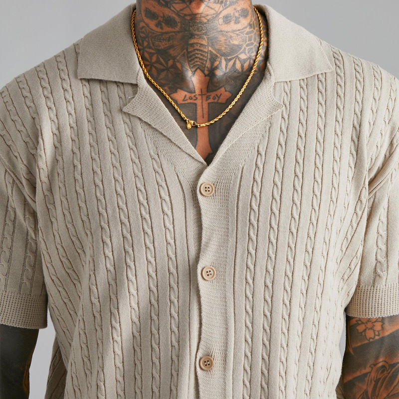 Men's Solid Color Blouse Men's Clothing display picture 4