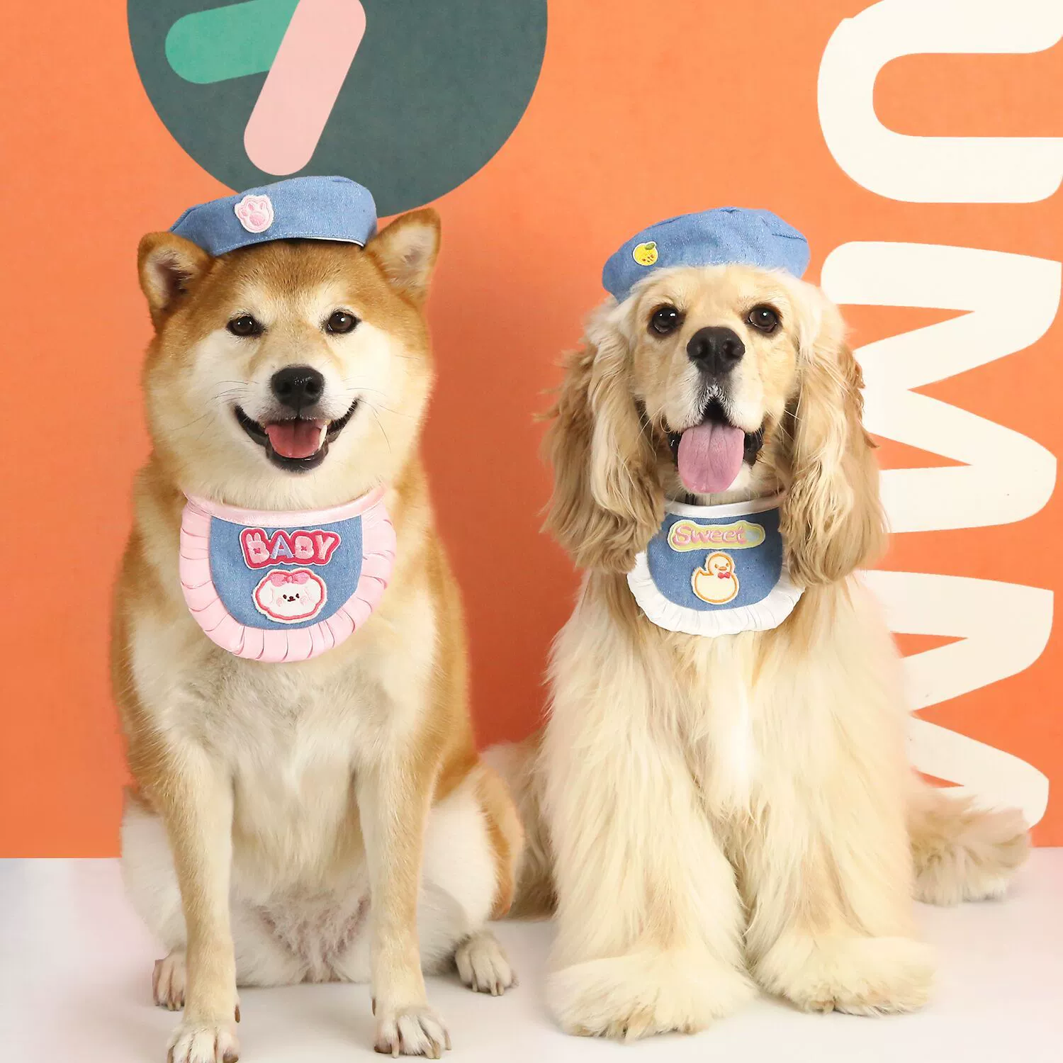 Домашние животные Шиба Дог Мика Тедди Ковбой с вышивкой береты кружева щенок милый нагрудник кот принцессы стиль