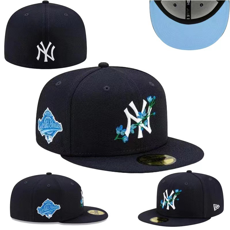 2024 comercio exterior nuevo equipo de béisbol masculino y femenino de LA Dodgers NY gorras de béisbol con tapa completa Baile callejero juvenil gorra de ala ancha