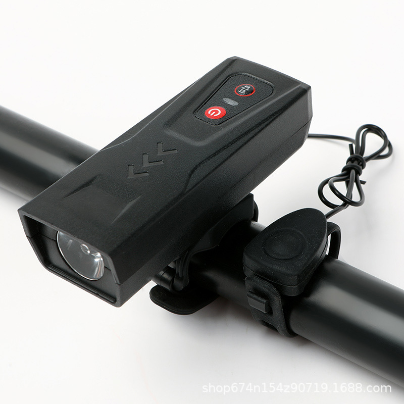 Bicicleta bicicleta de montaña USB carga 2-en-1 altavoz faro 500 mA multi-función montar equipo