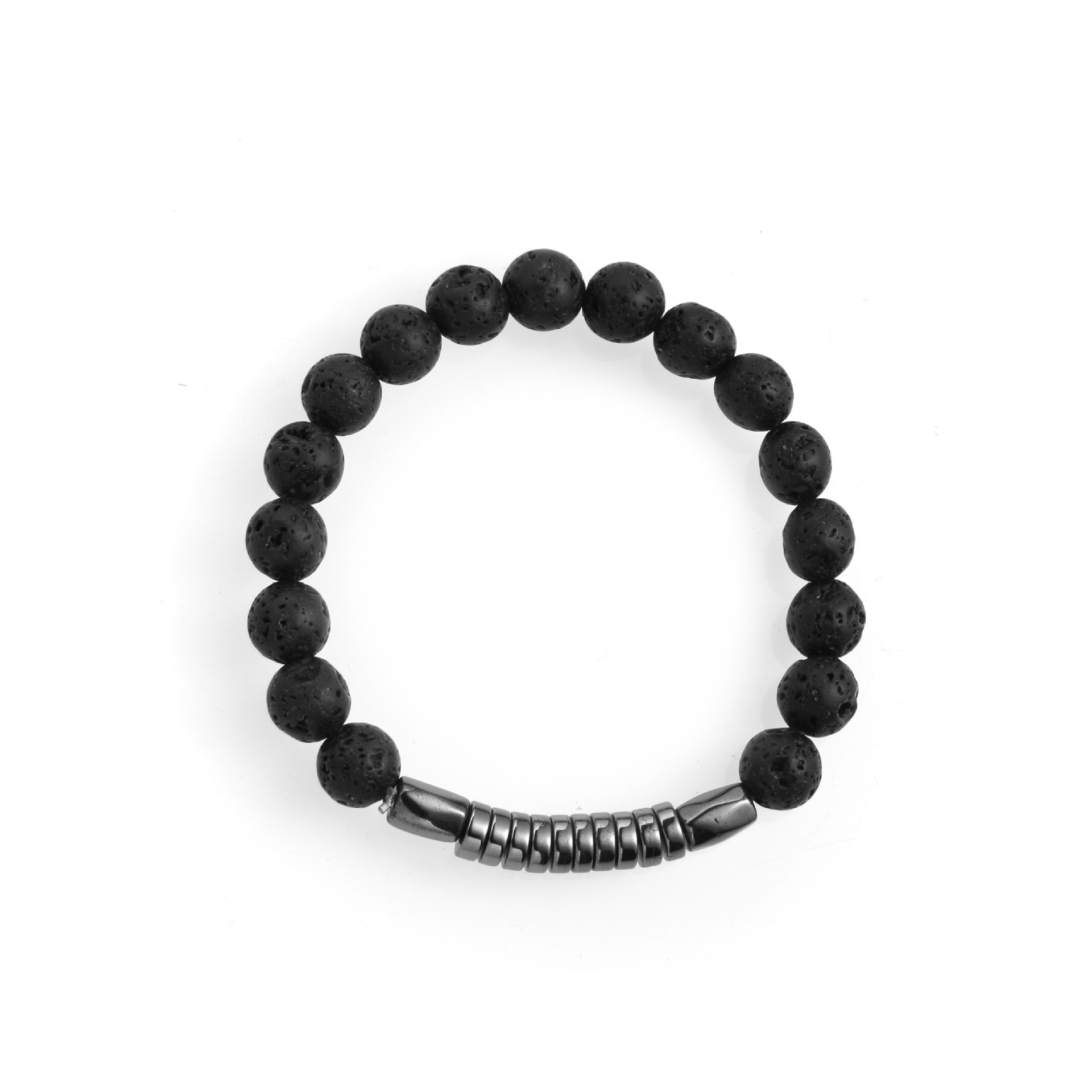 Hip Hop Rétro Géométrique Acier Au Titane Perlé Placage Hommes Bracelets display picture 15