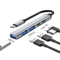5-in-1 typec ドッキング ステーション携帯電話タブレット USB エクステンダー 100W PD 充電アダプター 1 対 5