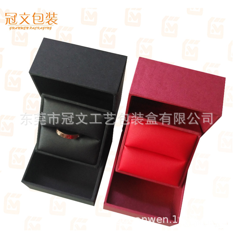 东莞厂家推荐小巧别致戒指盒 [量大从优]  PU小戒盒厂家定制
