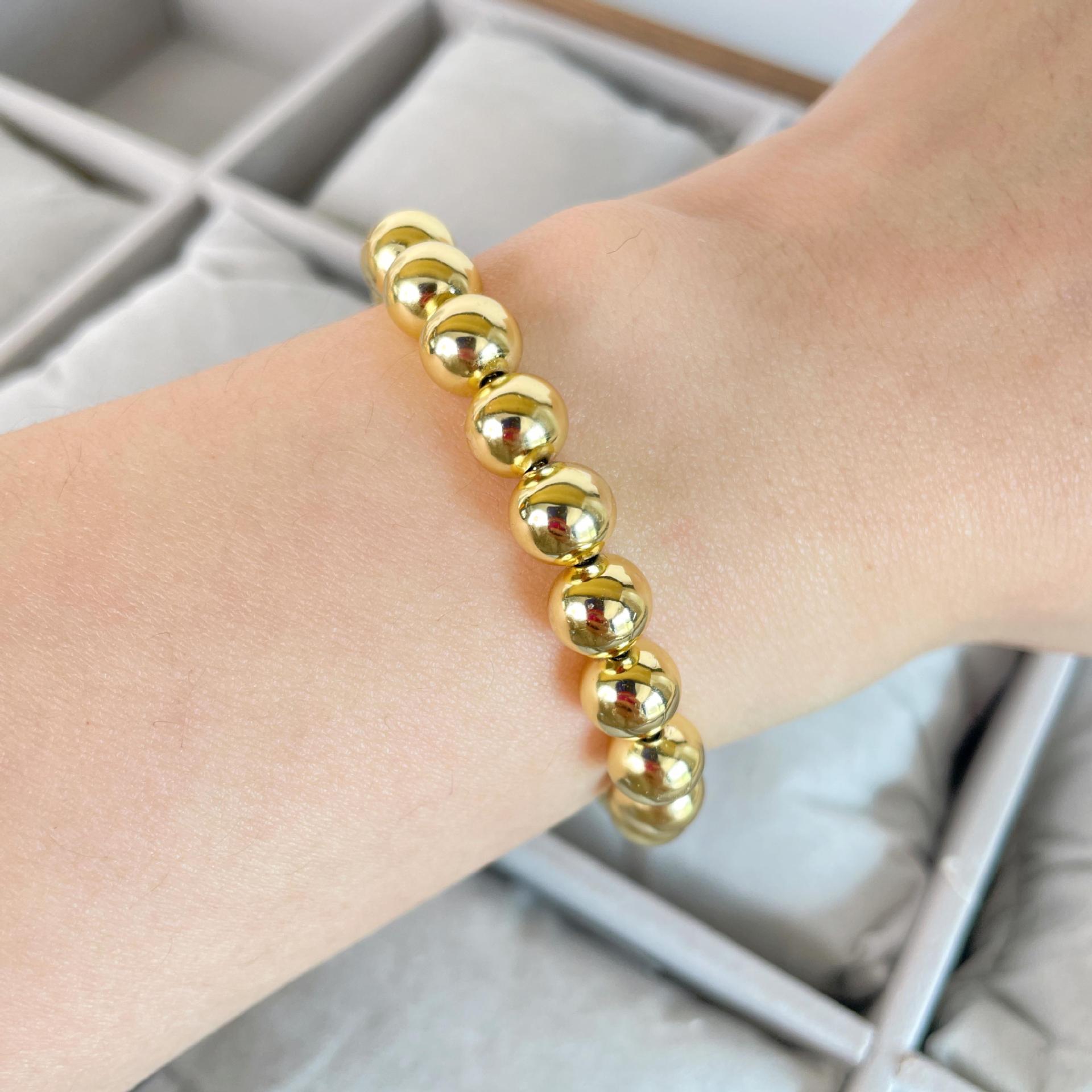 1 Piece Quantity Casual Occasion Imitation Pearl Copper Simple Style Geometric Bracelets