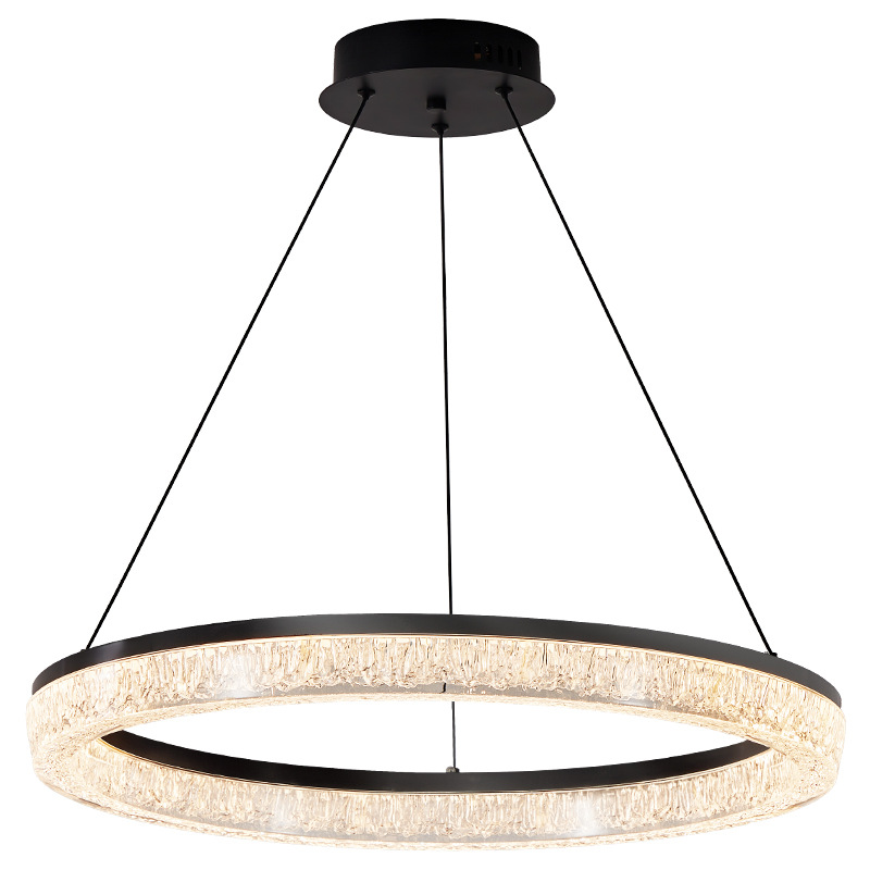 Lámpara de la sala de estar 2026 nuevo estilo italiano minimalista de alta gama atmósfera alta sensación ligera lujosa moderna simple lámpara de anillo 686L
