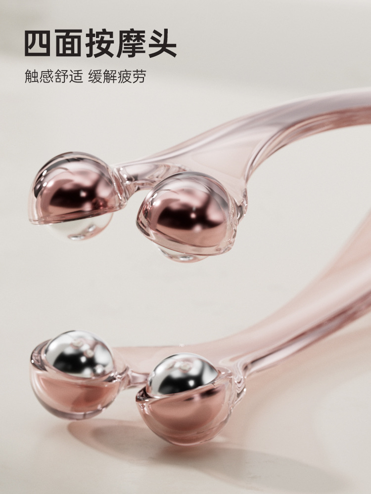 masajeador de rueda de dedo 4 abrazadera de perlas magnéticas masajeador de articulaciones de dedo tigre boca mano de cáñamo blanqueamiento mano delgada 5 perlas masajeador varilla