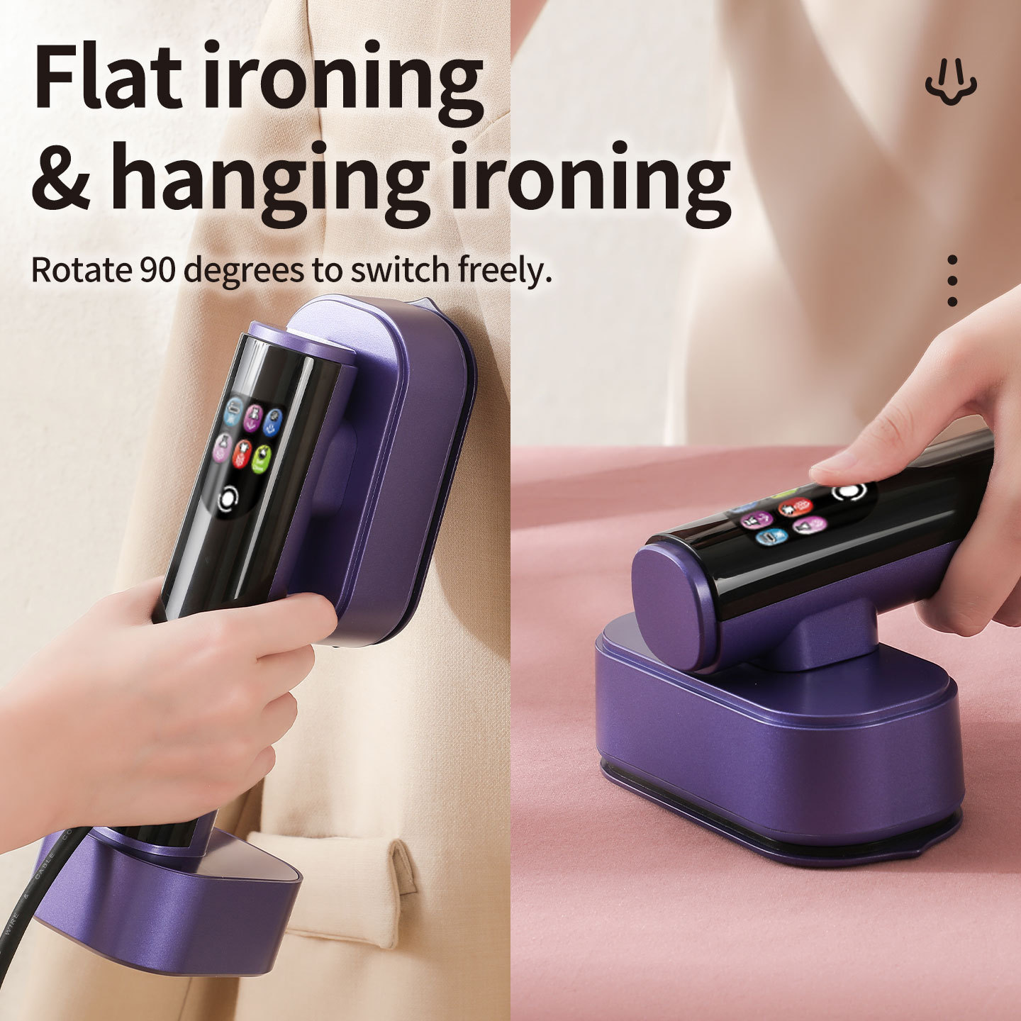 New Handheld Hanging Iron Portable Ironing Machine Vertical Ironing Machine Russian Explosion High-power Large Water Tank_voghion.com