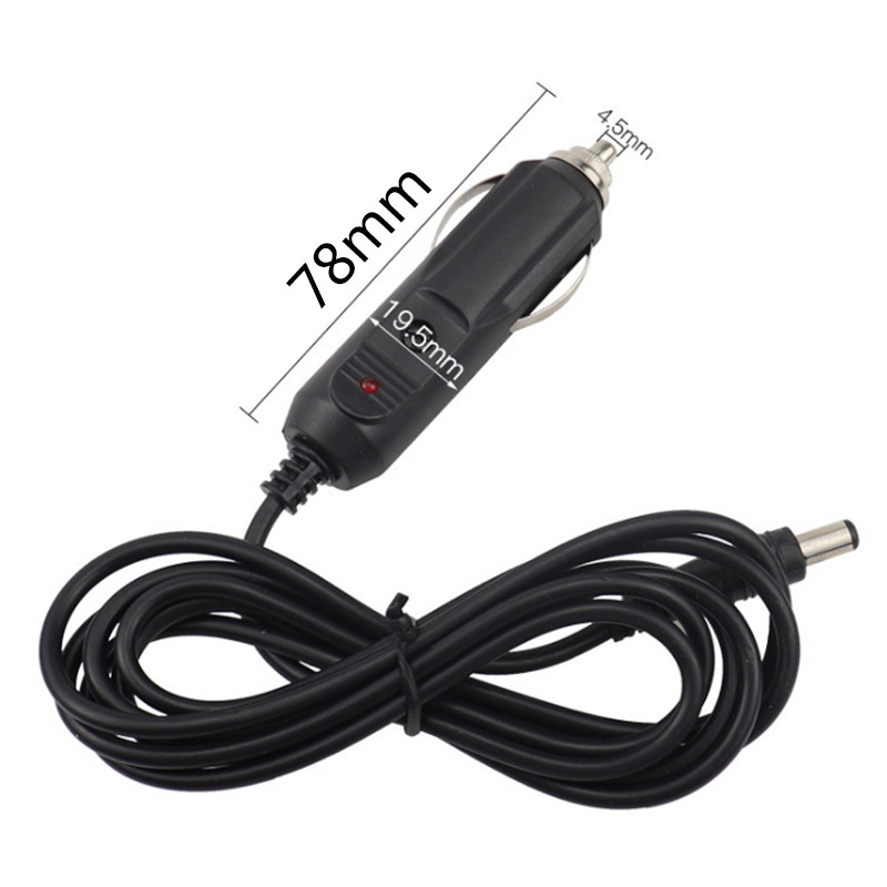 12 v24v автомобильный прикуриватель штекер к штекерному разъему постоянного тока 5,5*2,1 мм автомобильное зарядное устройство автомобильный провод питания